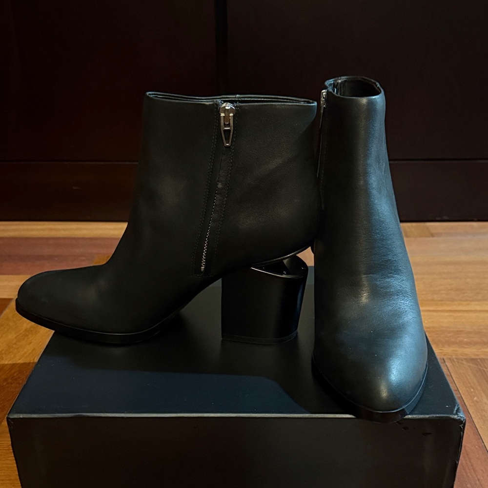 Alexander Wang Gabi Black Ankle Boots Size 41